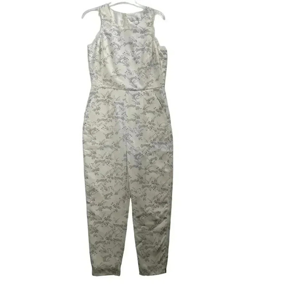 LC Lauren Conrad Runway Limited Edition Enchanted Woodlands Cropped Jumpsuit 6 - Picture 9 of 16